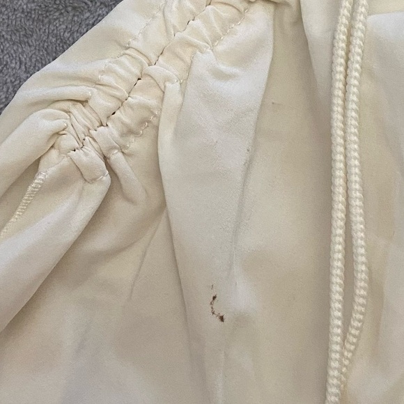 New! Free People FP Movement Ivory Side Ties Ruched Active Shorts 3097 - Picture 5 of 12